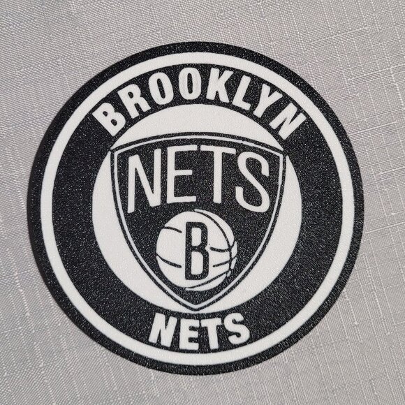 Brooklyn Nets Coaster Set - 3D Printed - (Set of 4) - Picture 3 of 4
